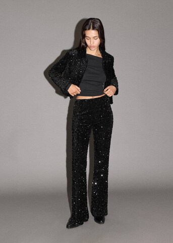 MANGO TEEN Flared Pants in Black