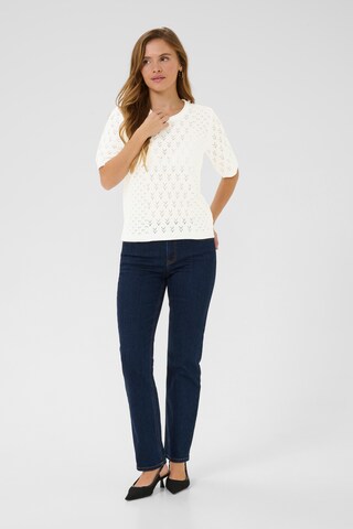 Kaffe Sweater 'KAPeggy' in White