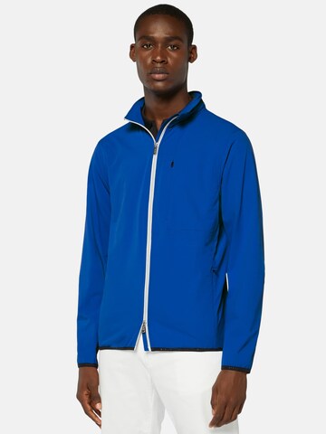 Boggi Milano Performance Jacket in Blue: front