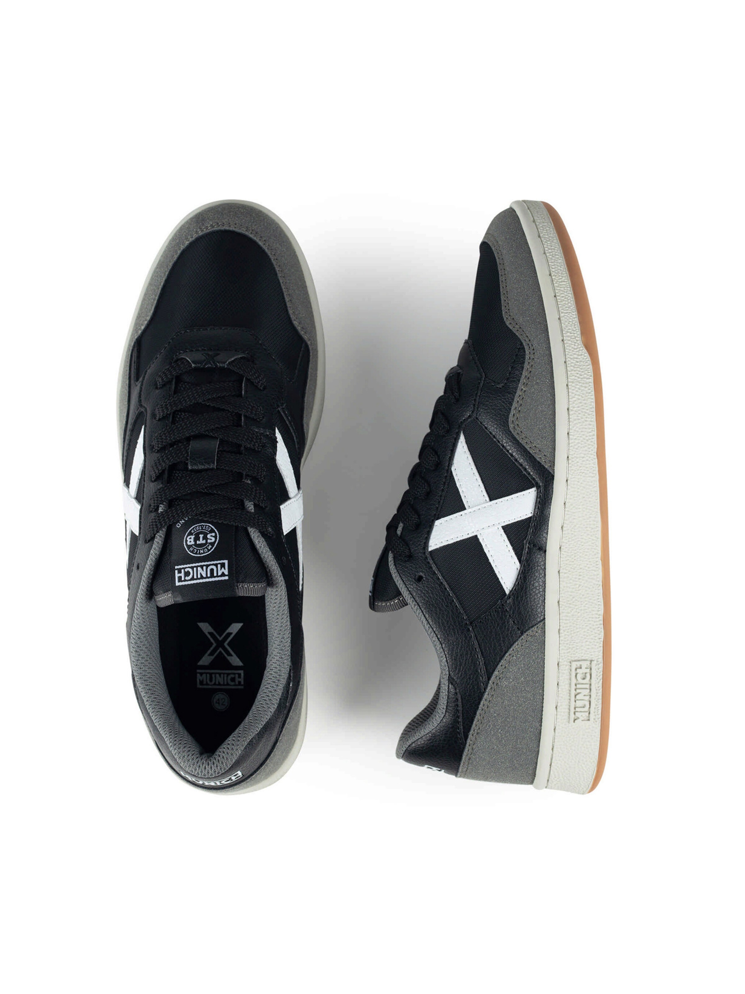 MUNICH Sneakersy niskie ' ARROW ' w kolorze czarny: góra