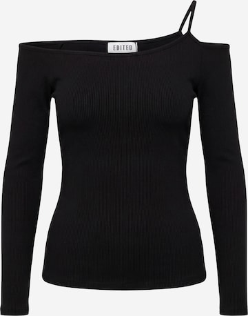 EDITED Shirt 'Lisey' in Black: front