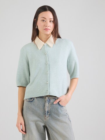 JDY Вязаная кофта 'JDYRue' в Зеленый: спереди