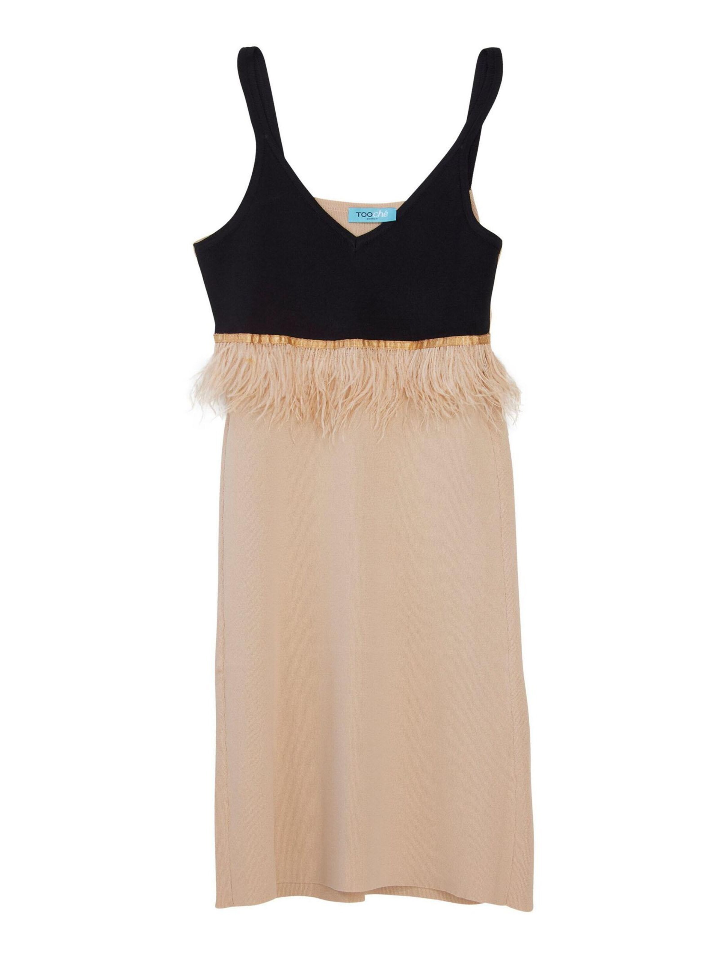 TOOche Dress 'Federkleid' in Brown: front