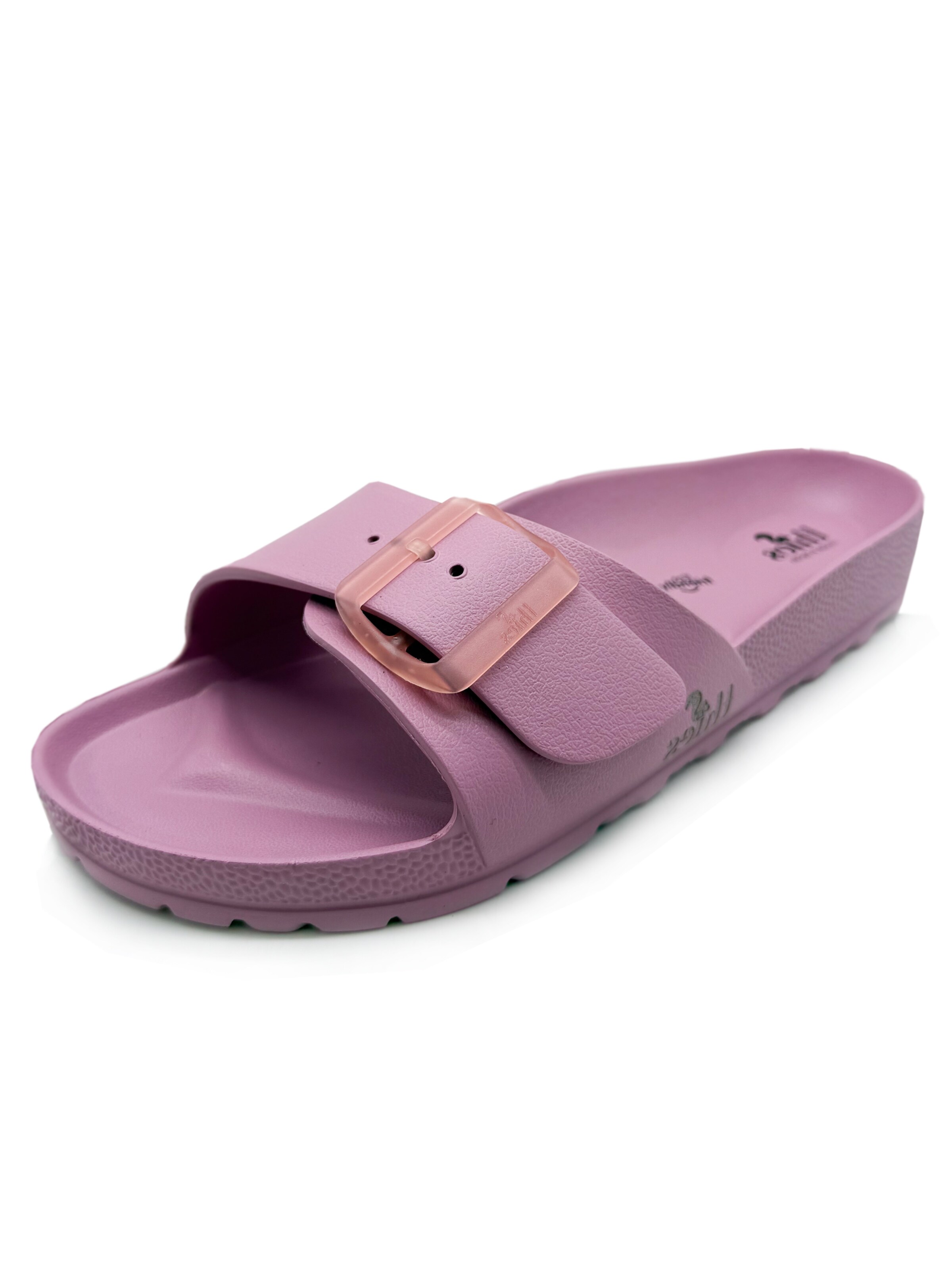 thies Mules 'thies 1856 ® Ecofoam Strap Sandal' in Purple: front