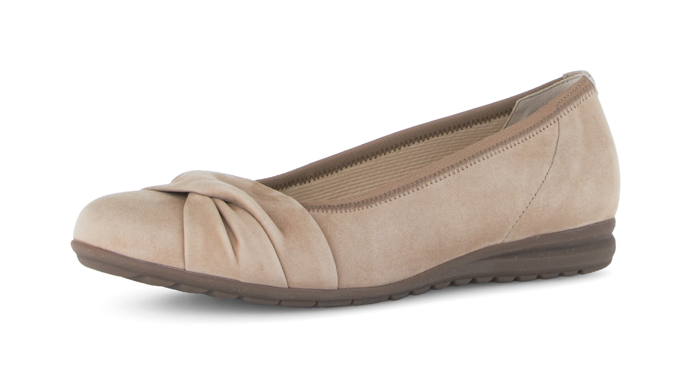 GABOR Ballet Flats in Beige: front