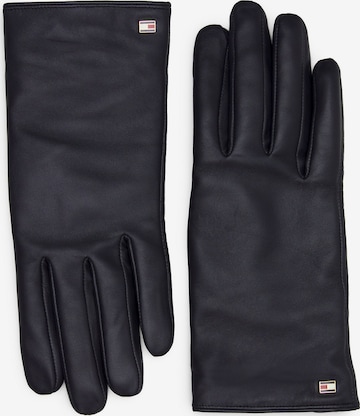 TOMMY HILFIGER Full Finger Gloves in Black: front