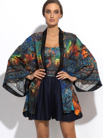 JIORO Flared Pants 'ESSENTIALS' in Blue