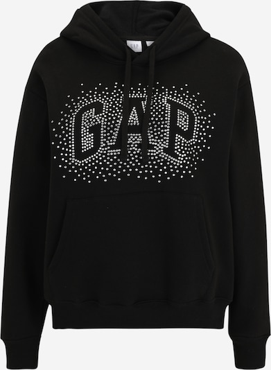 Gap Petite Sweater majica 'HERITAGE' u crna / srebro, Pregled proizvoda