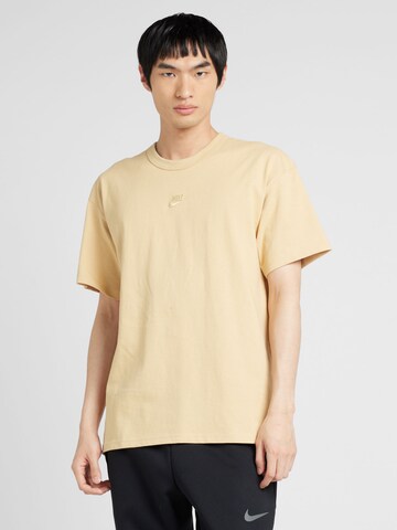 Nike Sportswear - Camiseta 'Essential' en beige: frente