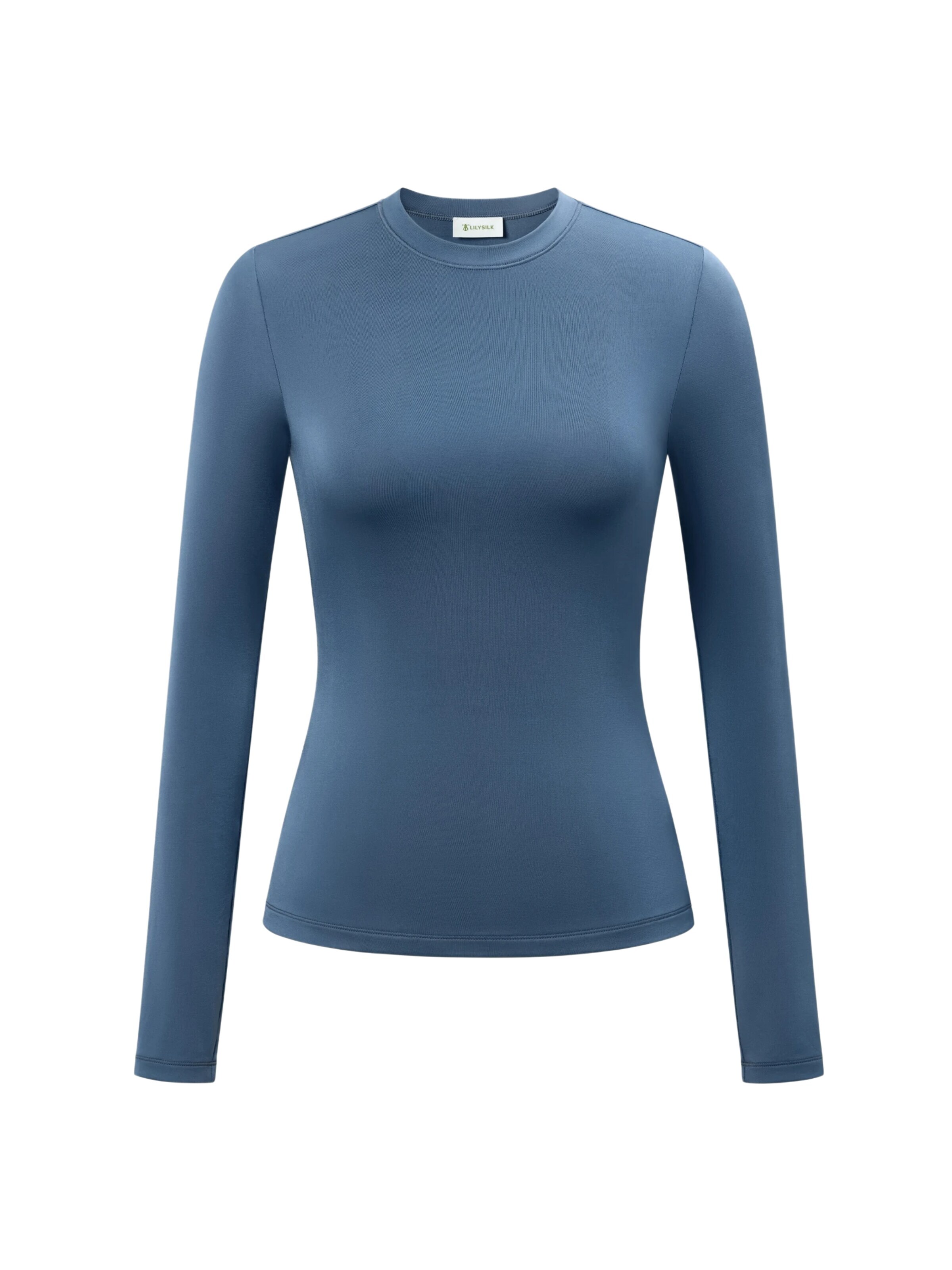 Lilysilk - Camiseta 'Seide Breeze Jersey Sensibles Top' en azul: frente
