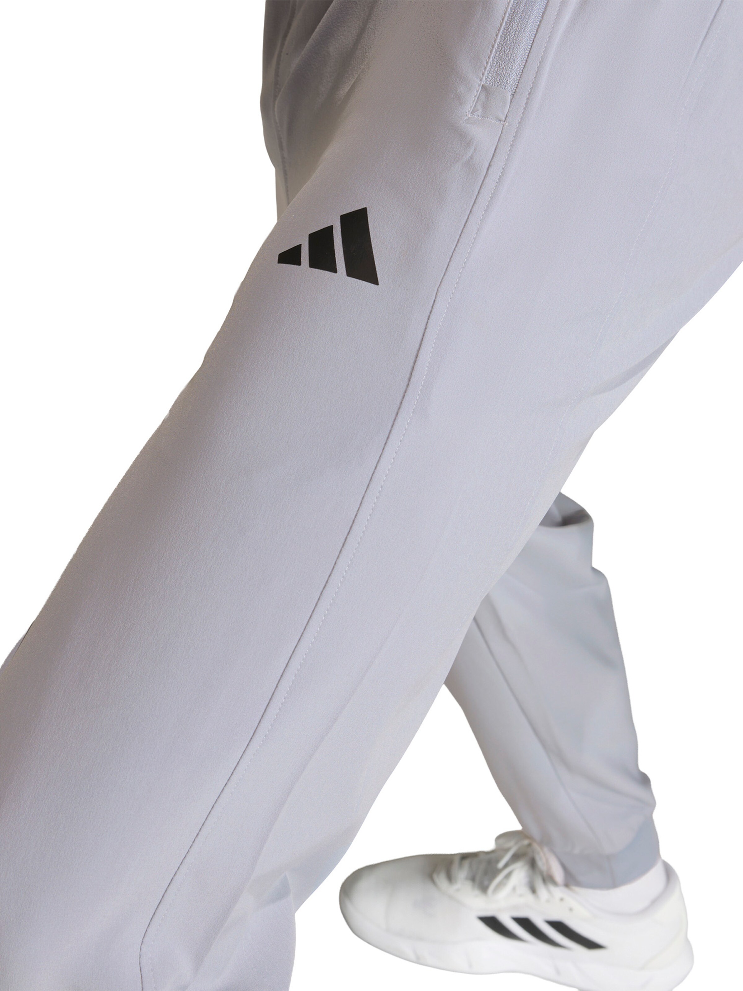 ADIDAS PERFORMANCE Tapered Sportbroek 'FLEX' in Grijs