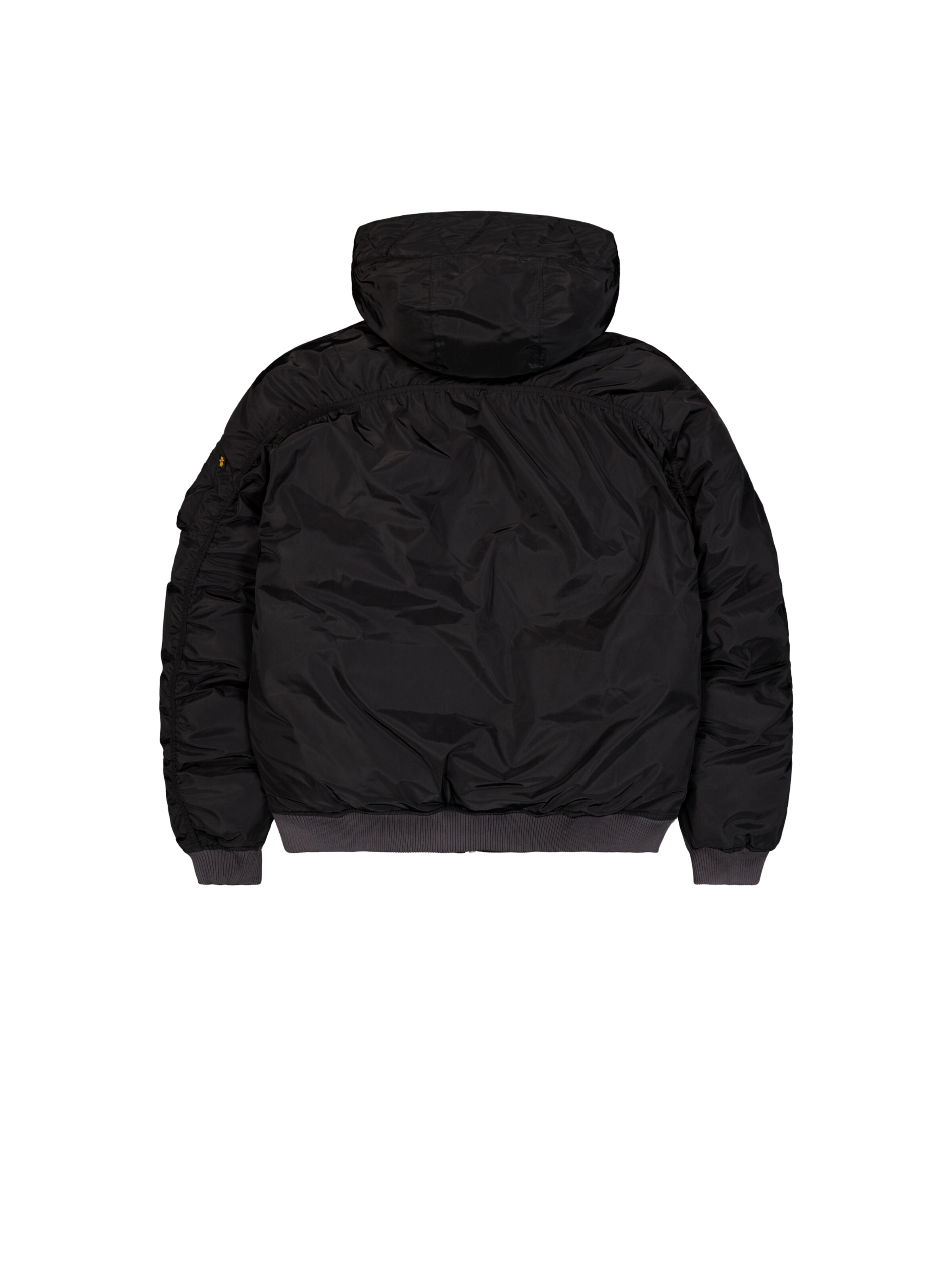 Veste mi-saison 'Ma-1' ALPHA INDUSTRIES en noir : derrière