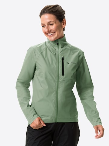 VAUDE Athletic Jacket 'Kuro' in Green: front