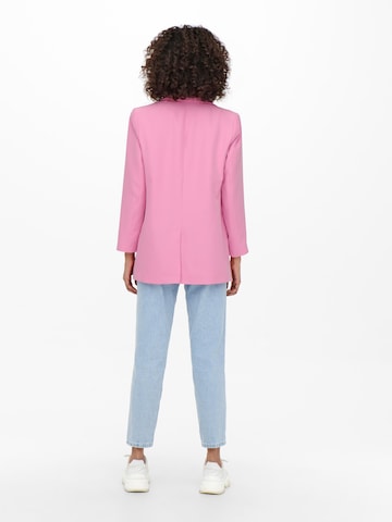 ONLY - Blazer 'Lana-Berry' em rosa