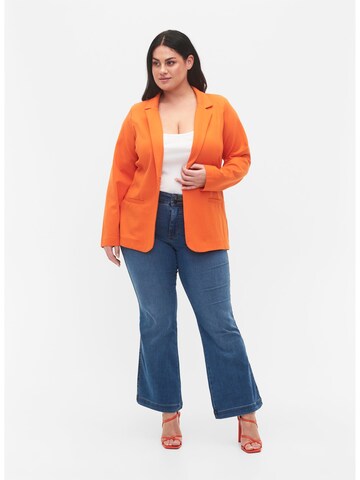 Zizzi Blazer 'Maddie' | oranžna barva