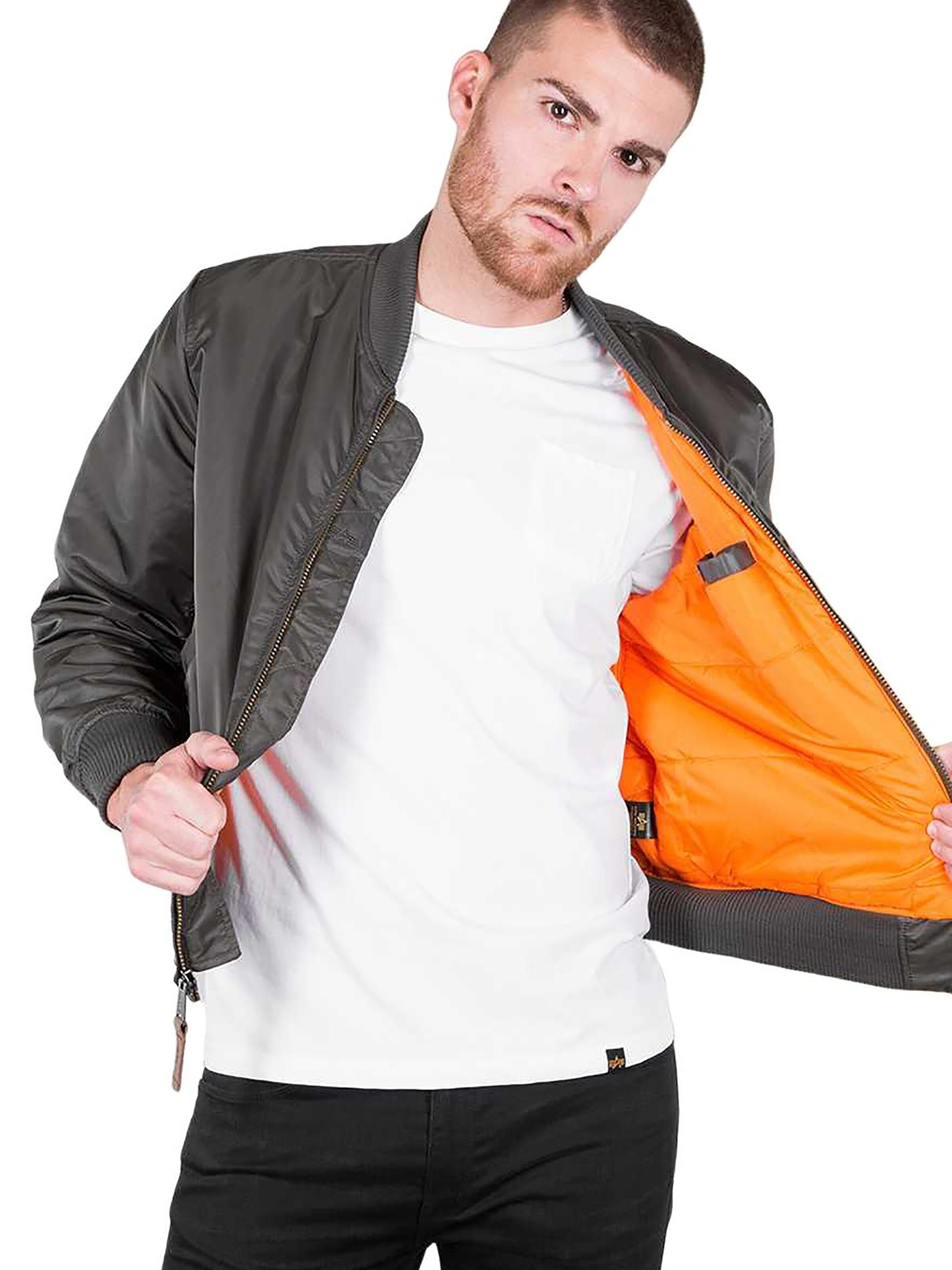 ALPHA INDUSTRIES Übergangsjacke 'MA-1 VF 59'‌‌‌‌‌‌‌‌‌‌ in Grau