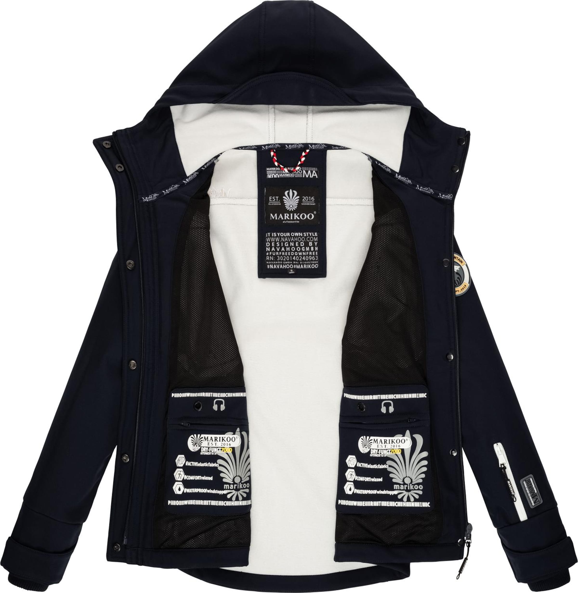 Giacca funzionale 'Kleinezicke' di MARIKOO in blu