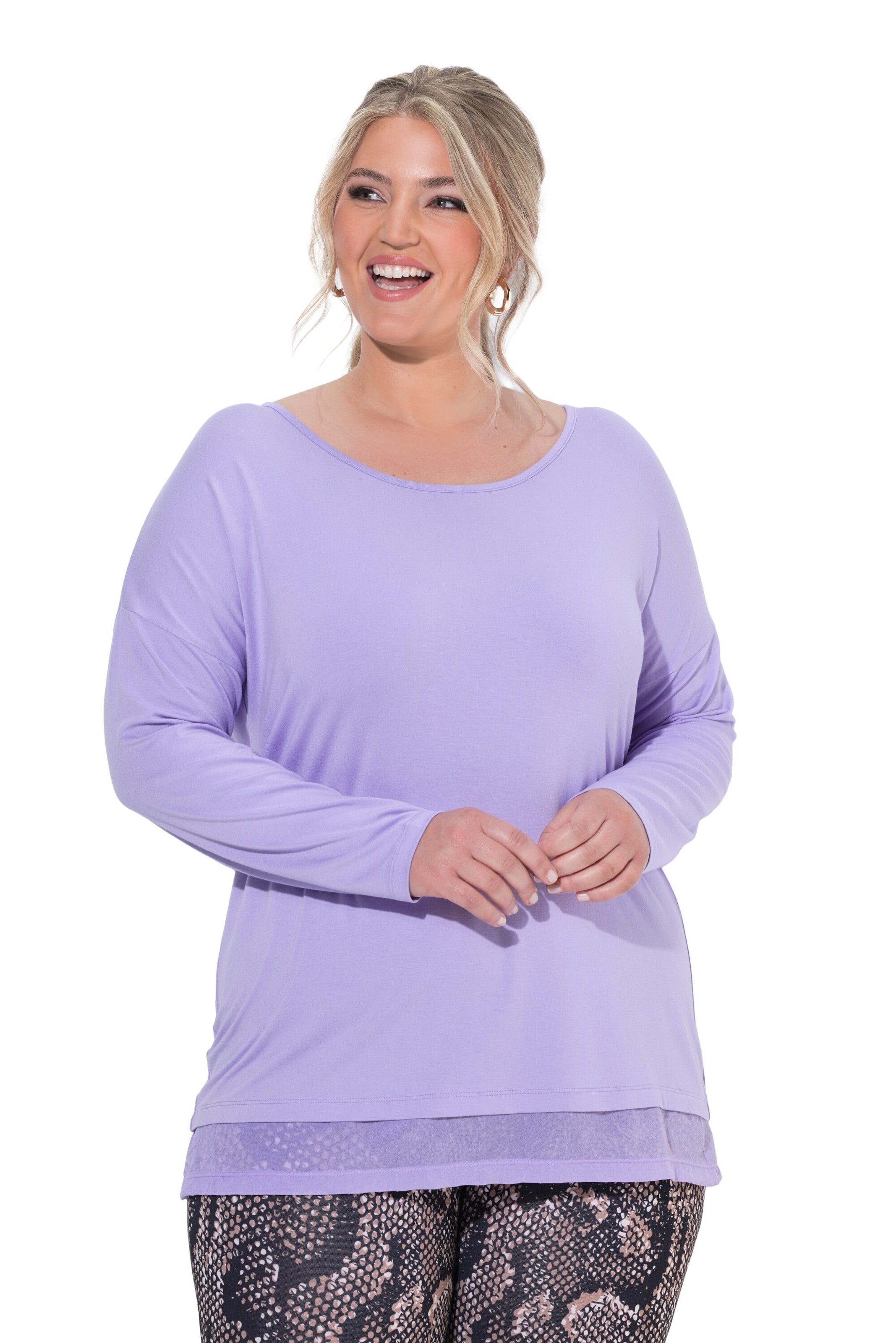 MIAMODA Shirt in Purple