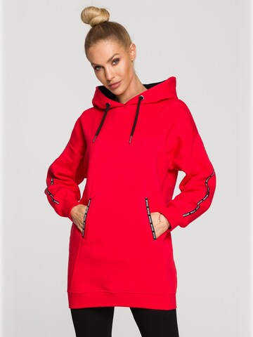 made of emotion - Sudadera 'M696' en rojo: frente