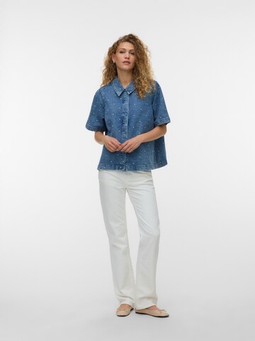 Vero Moda Curve Blúz 'VMCDionne' - kék