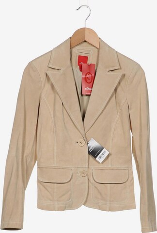 s.Oliver Jacket & Coat in XS in Beige: front