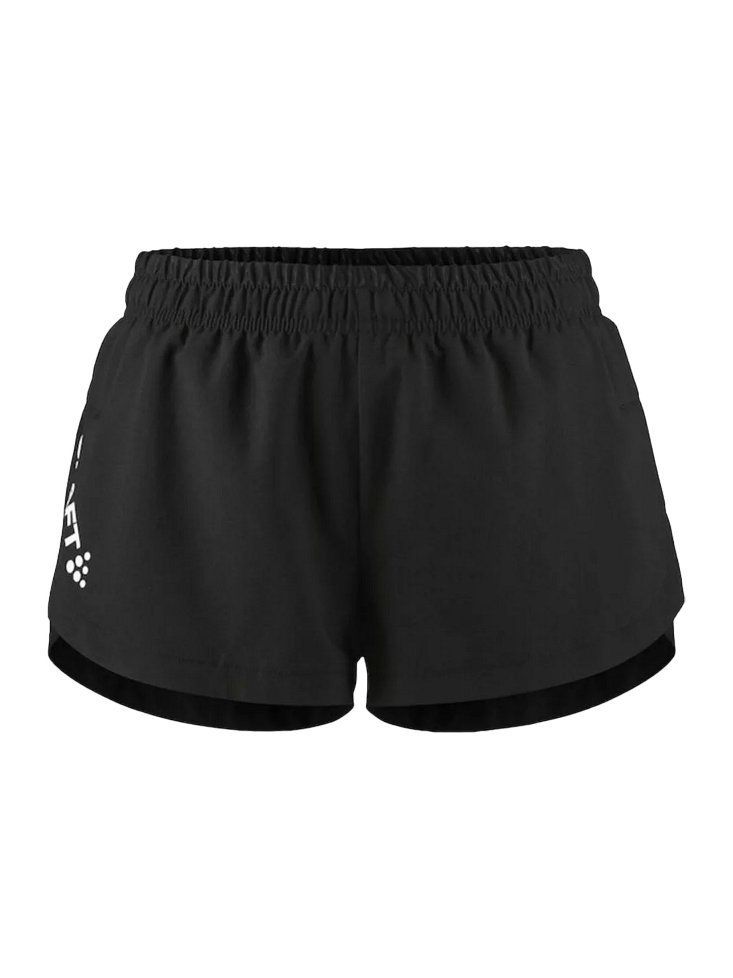 Craft Regular Sportshorts in Schwarz: Vorderseite