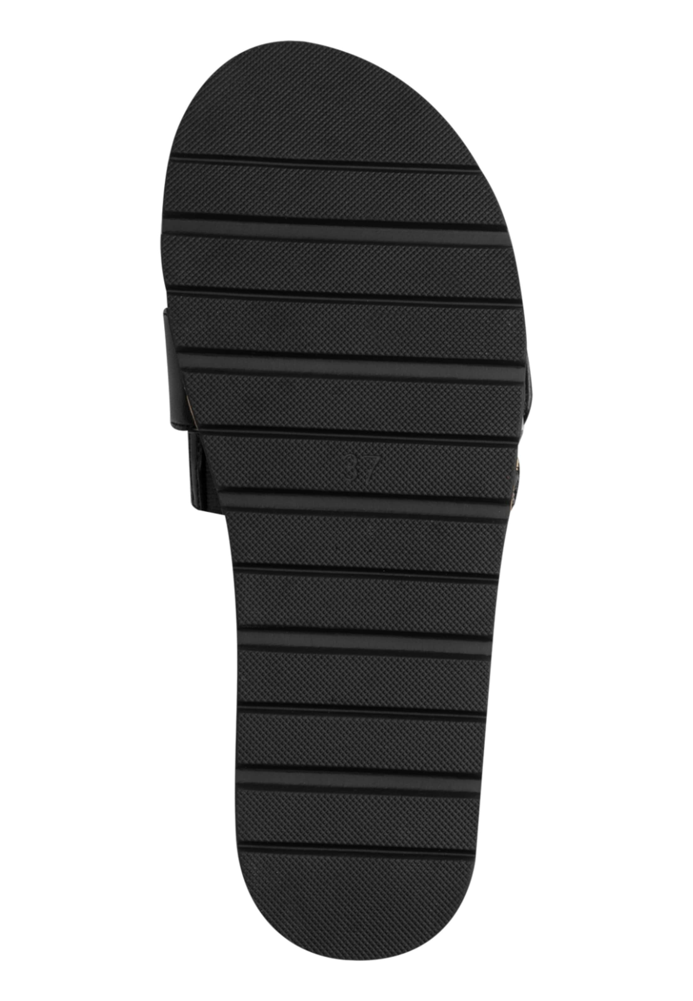 MARCO TOZZI Pantolette in Schwarz