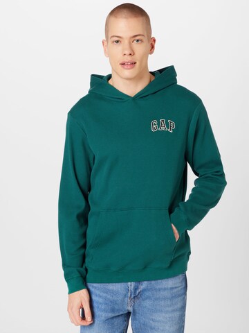 GAP Sweatshirt in Green: front