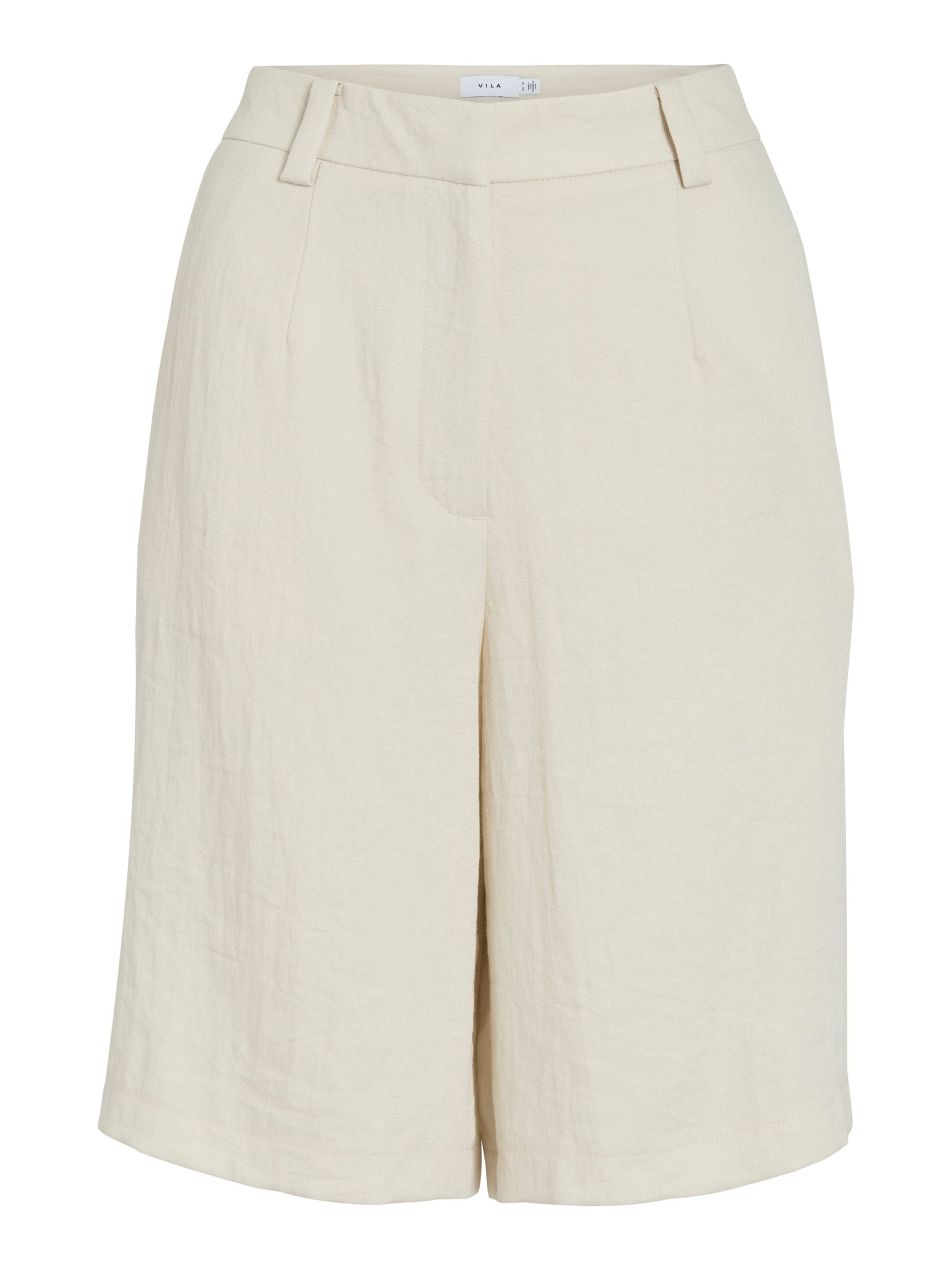VILA Broek 'VIFlea' in de kleur Lichtbeige, Productweergave