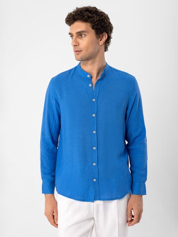 Antioch Regular fit Button Up Shirt in Blue