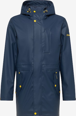 Schmuddelwedda Between-seasons parka in Blue: front