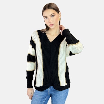 Elara Pullover i sort: forside