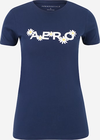 AÉROPOSTALE Shirt 'DAISYS' in Blue: front