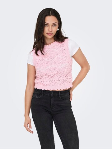 ONLY Sticktop 'ONLFrida' i pink: forside