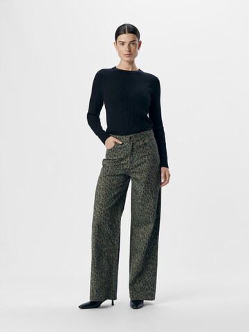 Wide Leg Jean 'Seni' OBJECT en vert