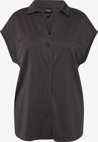 Ulla Popken Blouse in Bruin: voorkant