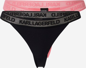 Karl Lagerfeld String bugyik - fekete: elől
