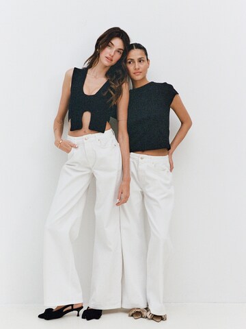 Cie Cie - Ropa ancha Vaquero en blanco