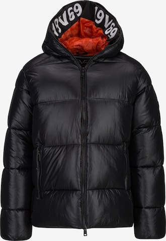 19V69 ITALIA Winter Jacket 'Delano' in Black: front