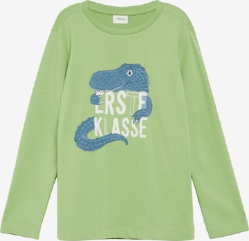 s.Oliver Junior Shirt in Grün: Vorderseite