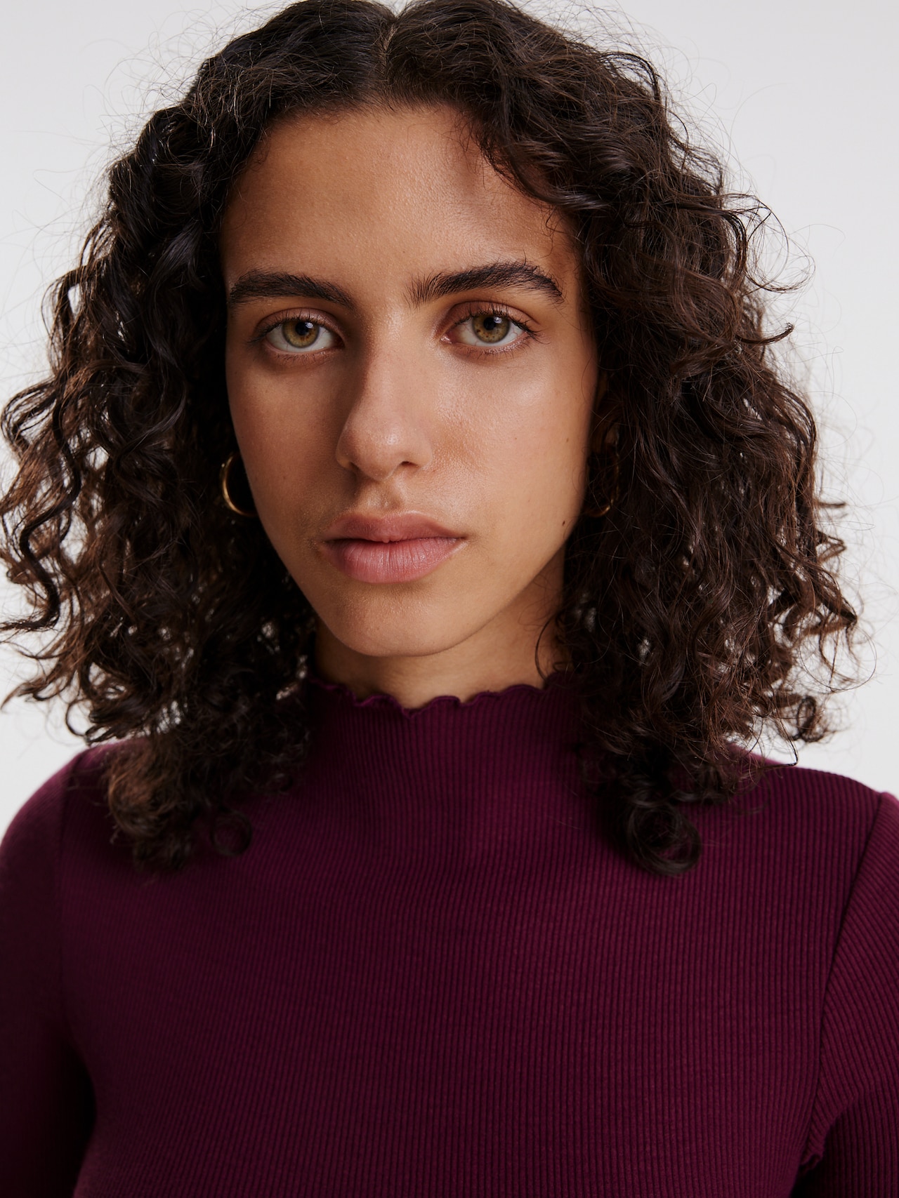 EDITED Produkte Shirt 'Daniela' burgunder