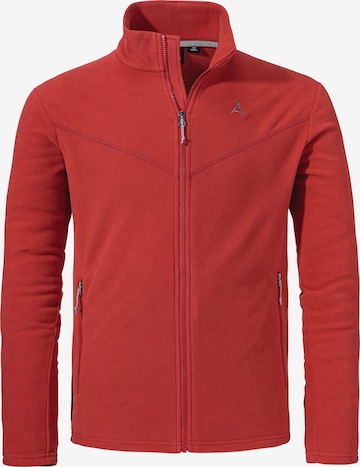 Veste en polaire fonctionnelle ' Hiking Fleece Jk Style Qutang ' Schöffel en rouge : devant