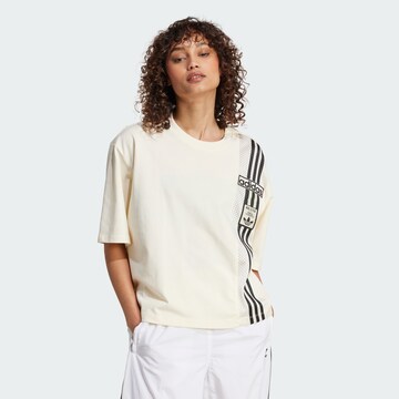 ADIDAS ORIGINALS Футболка оверсайз 'Adibreak' в Белый: спереди
