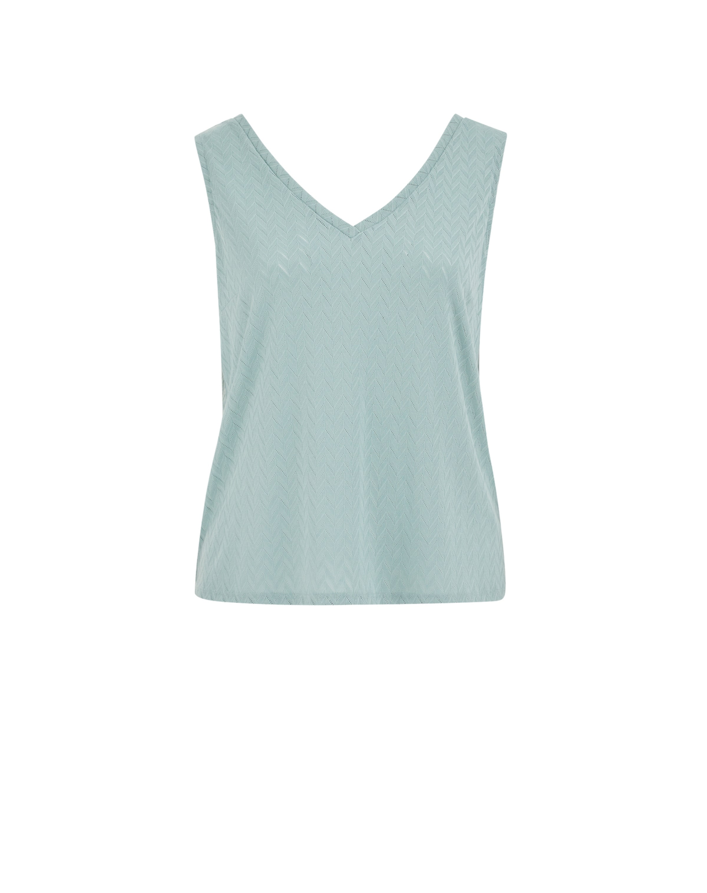 WE Fashion Топ в зелено: отпред