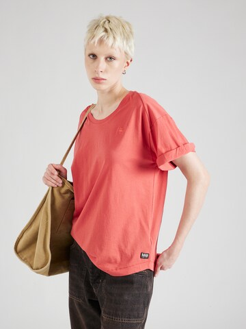 T-shirt G-STAR en rouge : devant