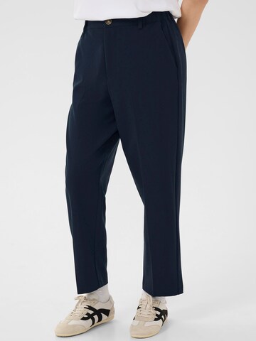 Effilé Pantalon à plis 'KAHeather' Kaffe en bleu : devant