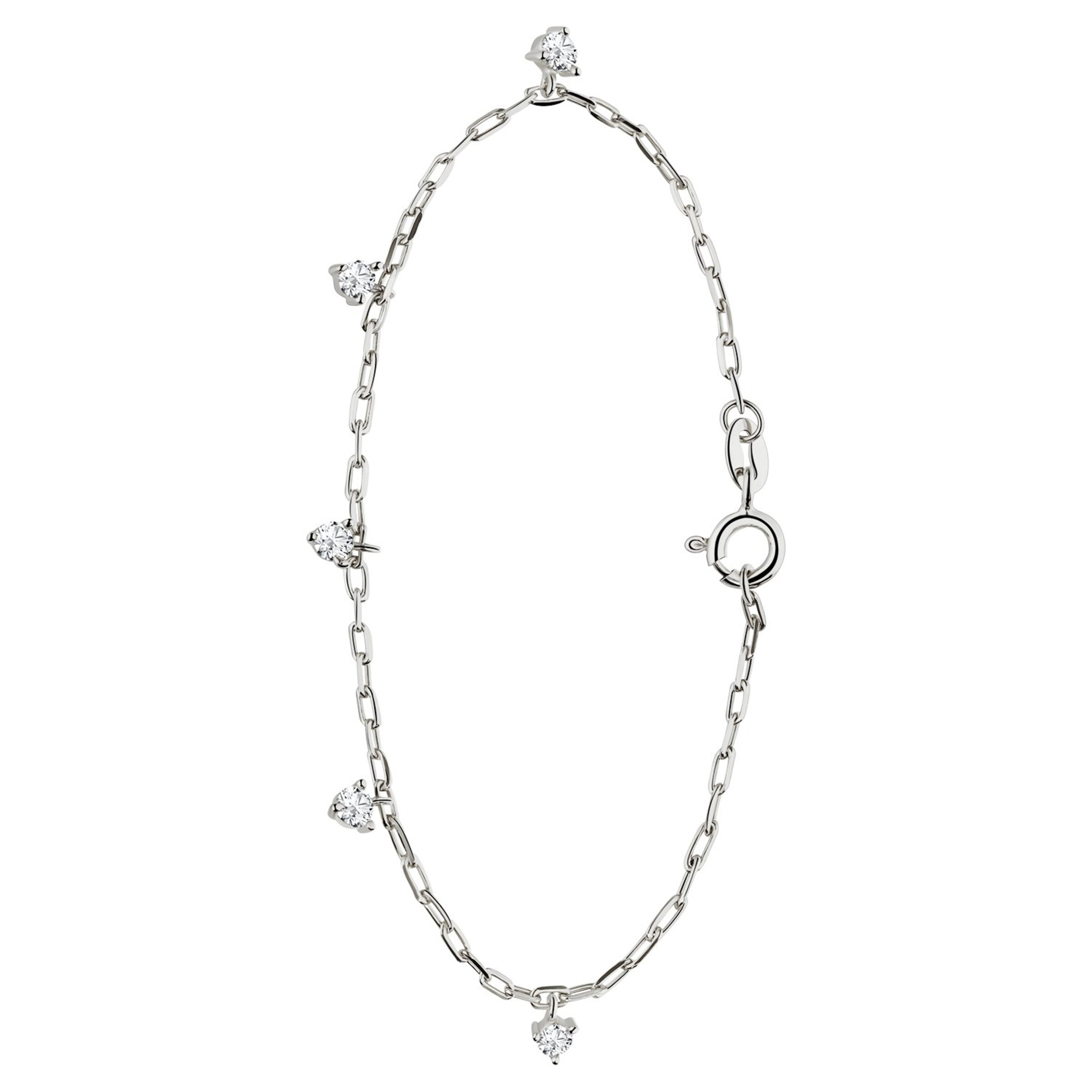 Lucardi Bracelet in Silver: front