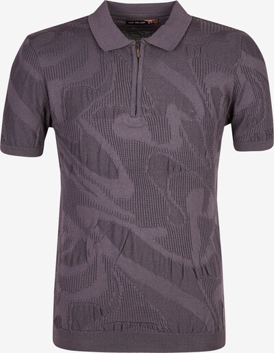 Leif Nelson T-Shirt Feinstrick Polo in anthrazit, Produktansicht