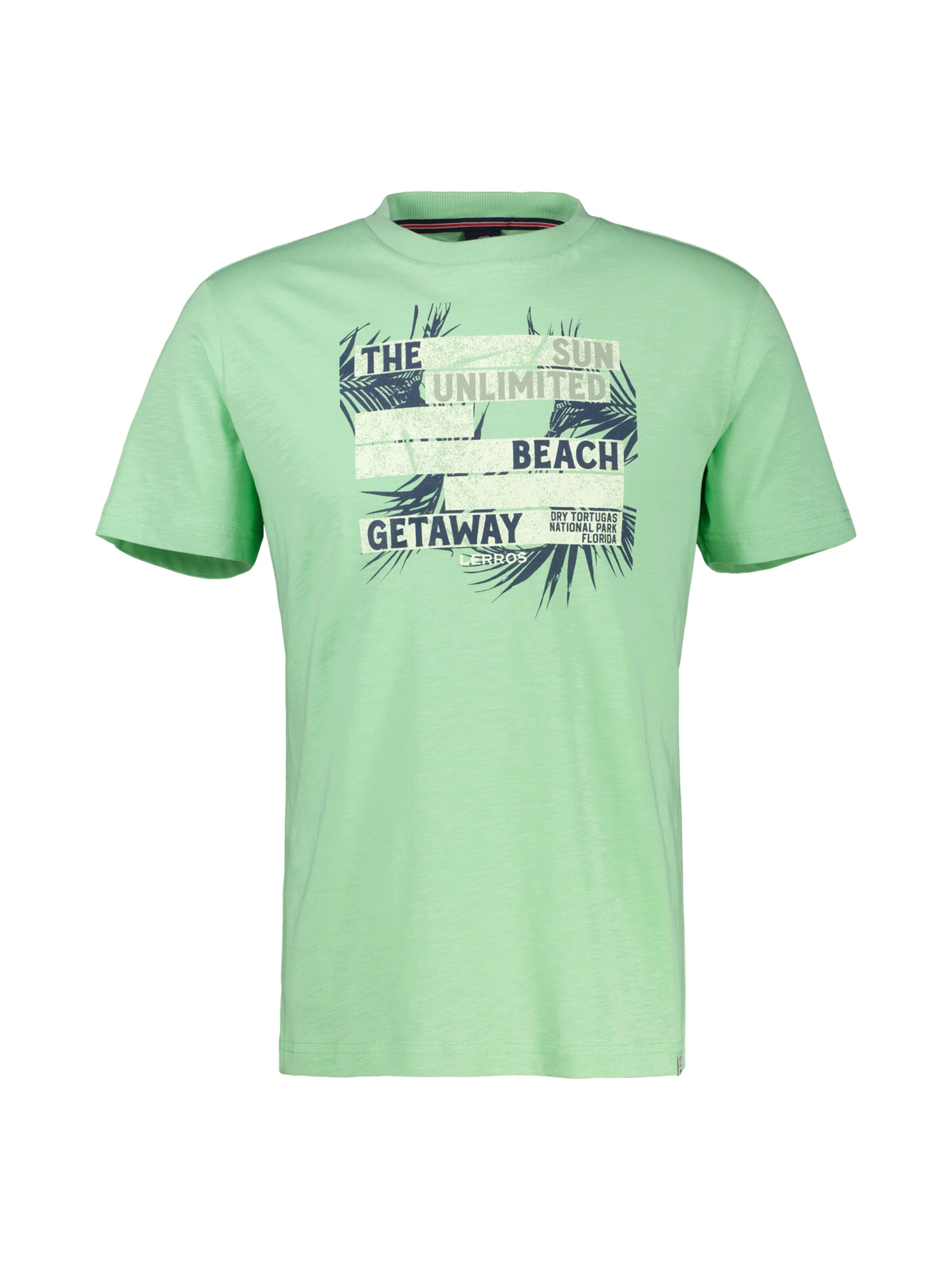 T-Shirt LERROS en vert : devant