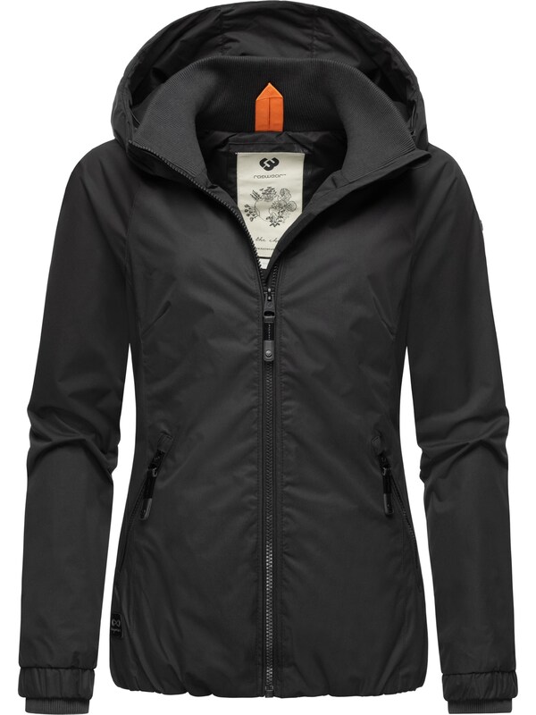 Ragwear Performance Jacket 'Dizzie' in Black